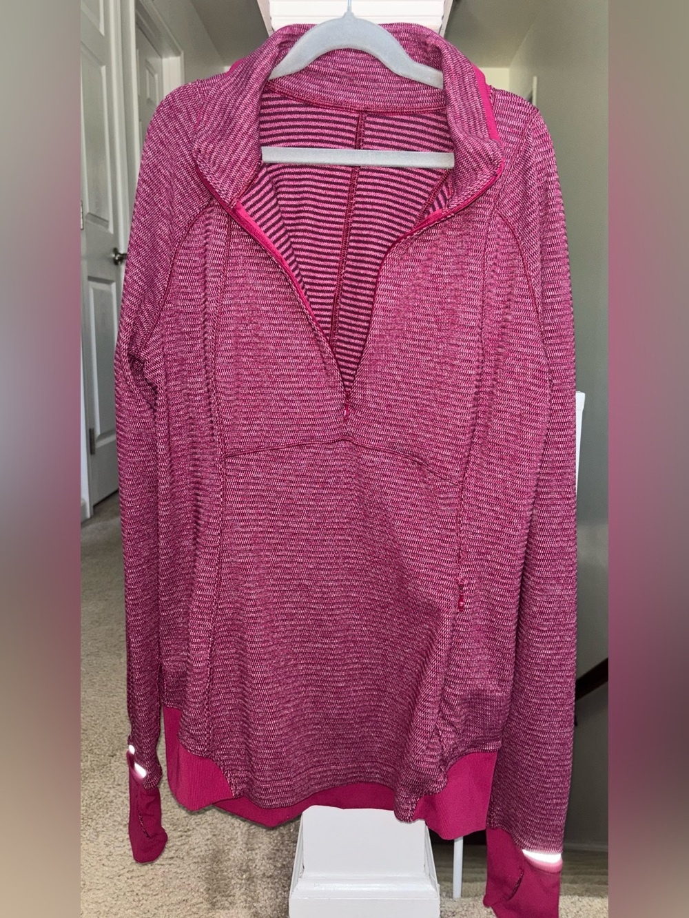 Lululemon Pink Half-Zip Women's Pullover